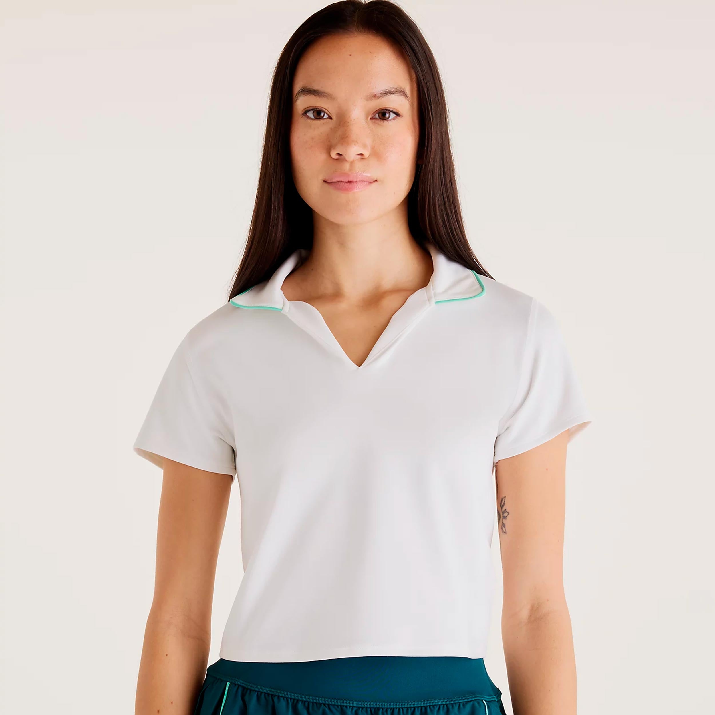 New Balance Tournament T-Shirt Women-white, green