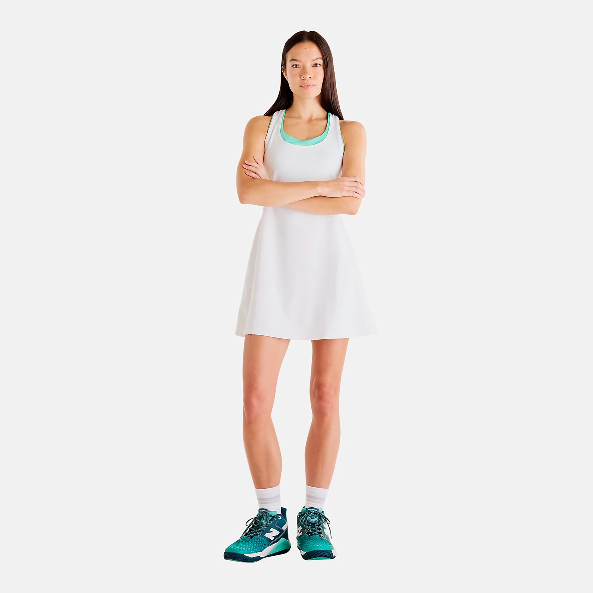 New Balance Tournament Dress Dress Women-white, green