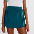 Tournament Novelty Skirt Women-petrol, white