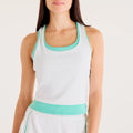 Tournament Novelty Tank top Women-white, green