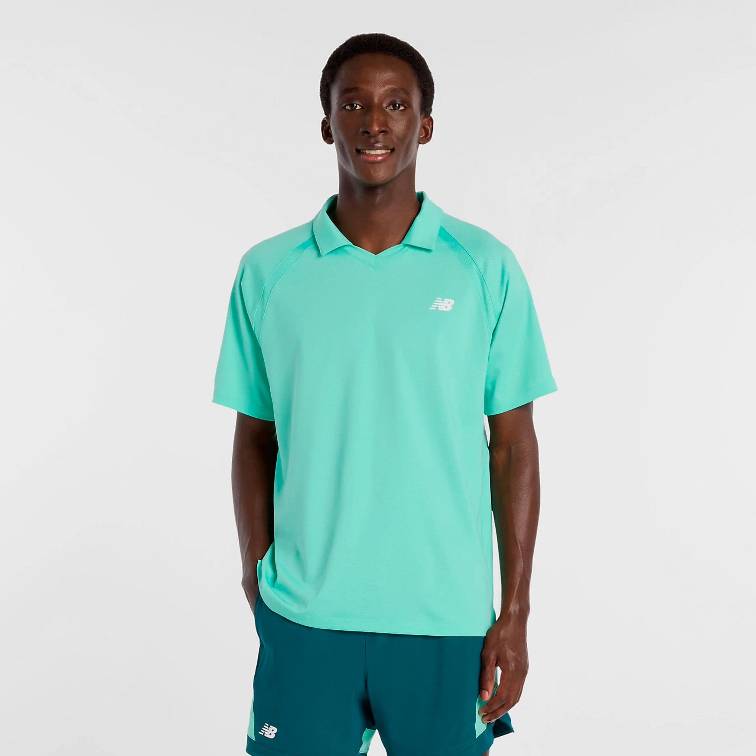 New Balance Tournament T-Shirt Men-mint, white