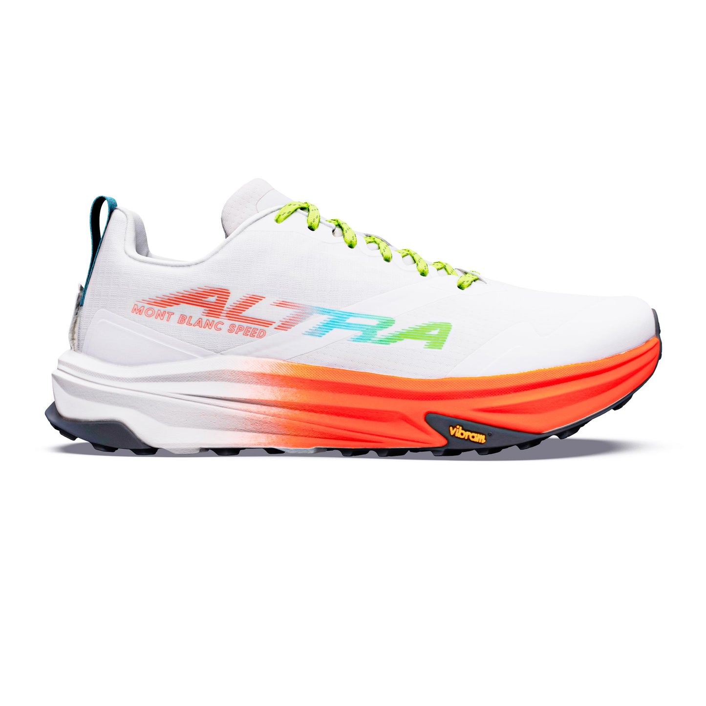 Altra Mont Blanc Speed Trail running shoe Men - white, coral