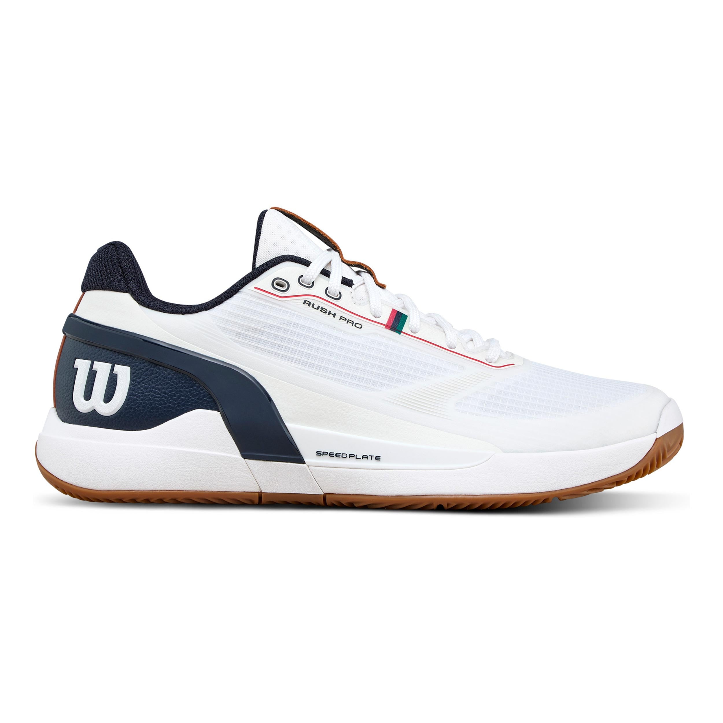 Wilson Rush Pro 5 Clay court shoe Men-white, dark blue
