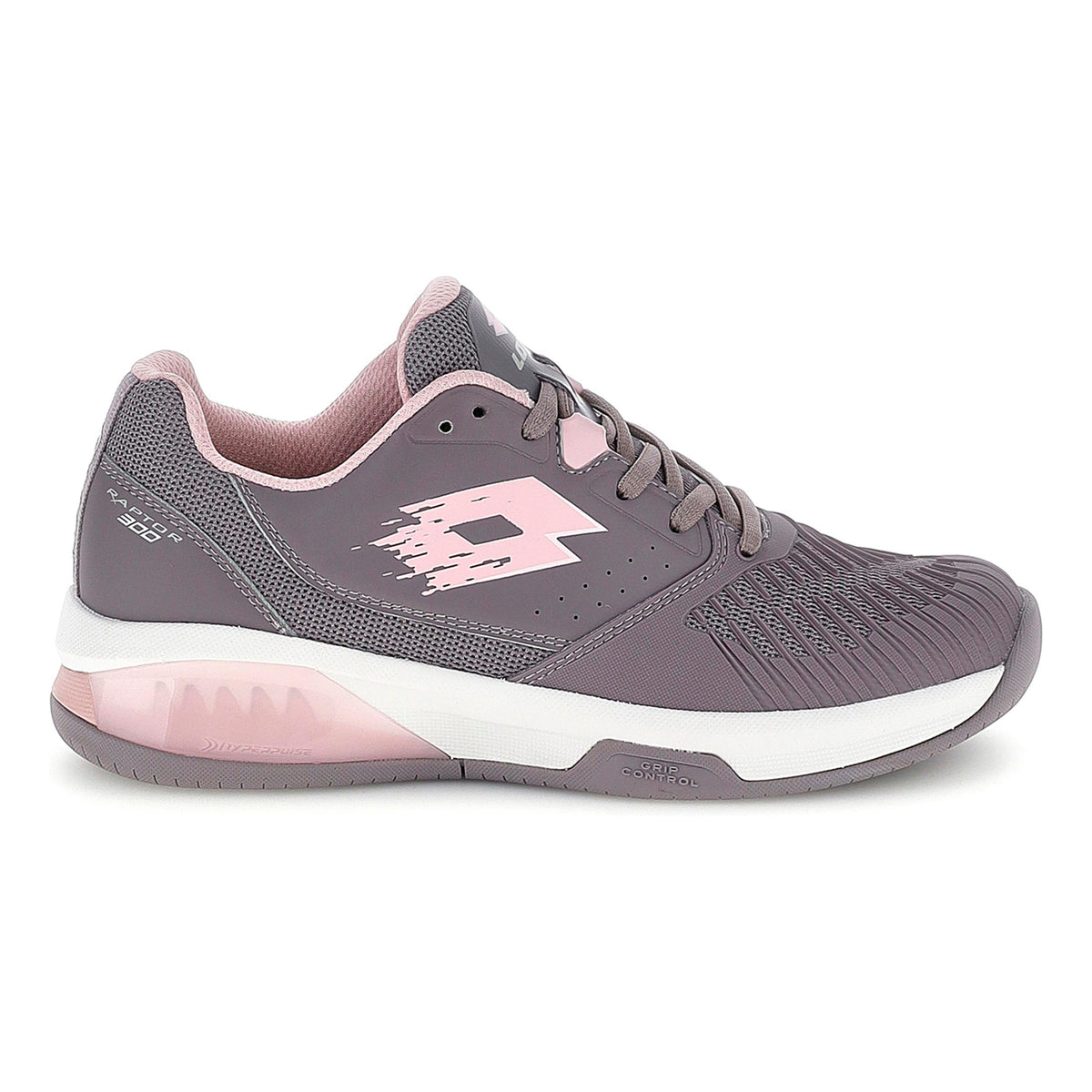 Lotto Raptor Hyperpulse 300 SPD All court shoe Women - lightgrey, pink