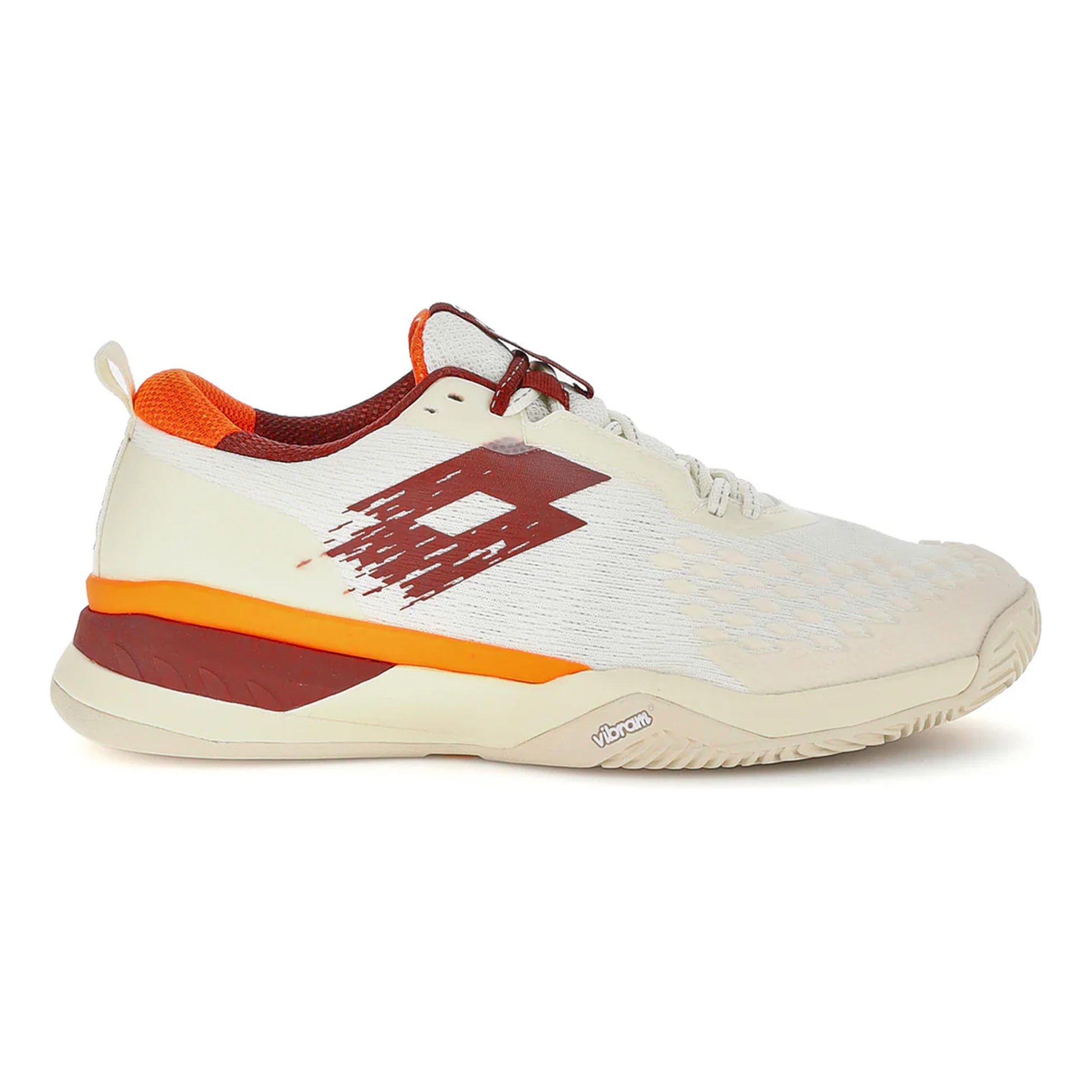 Lotto Raptor 100 CLY Clay court shoe Men-white, brown