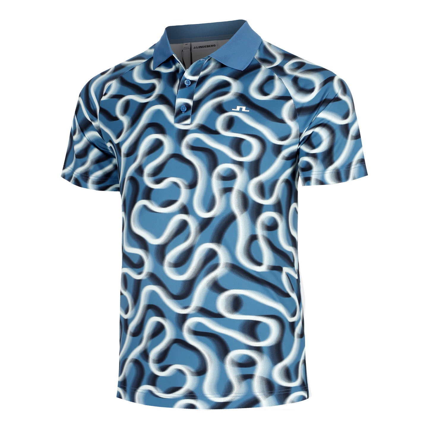 JLindeberg Paul Print  Polo Men-blue