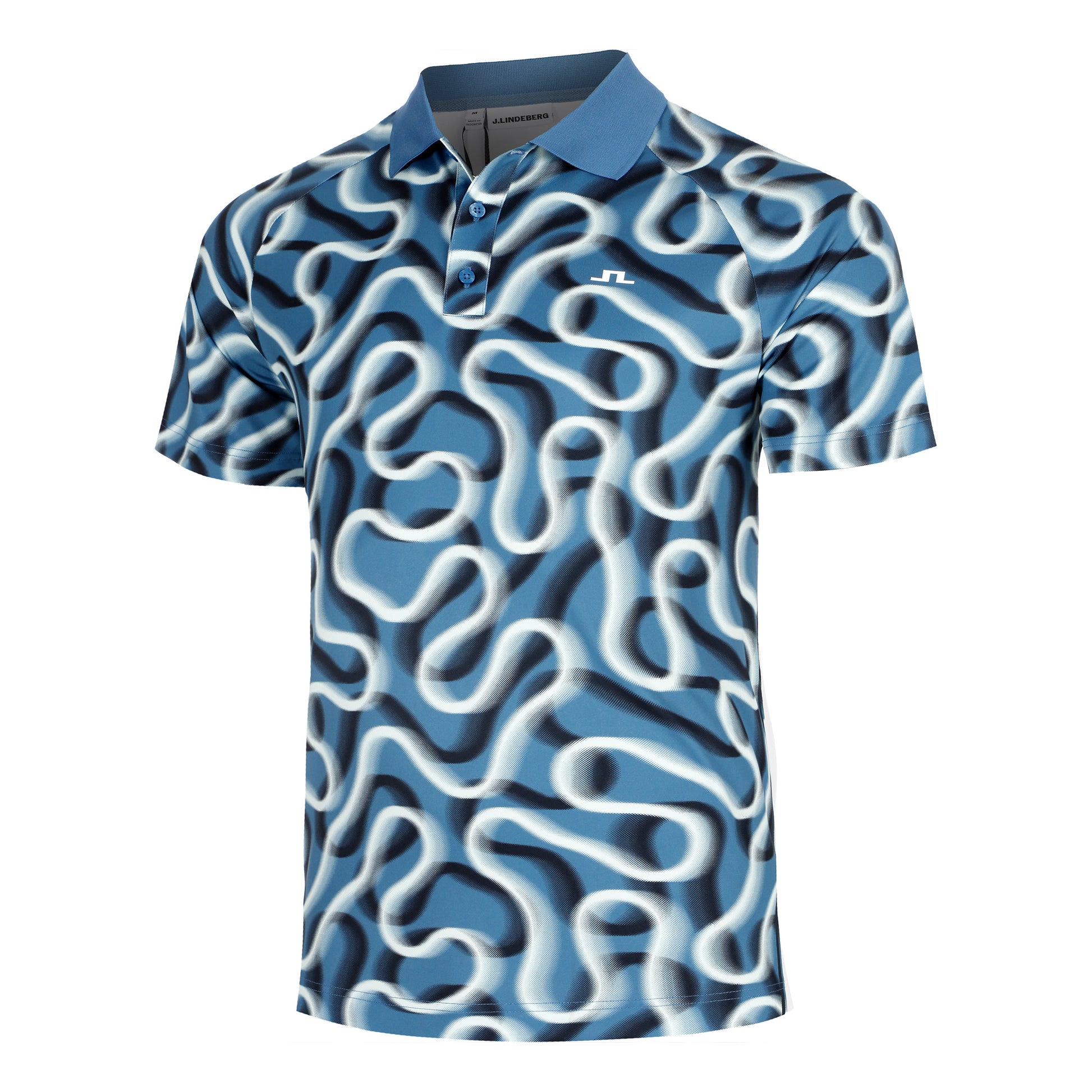 JLindeberg Paul Print  Polo Men-blue