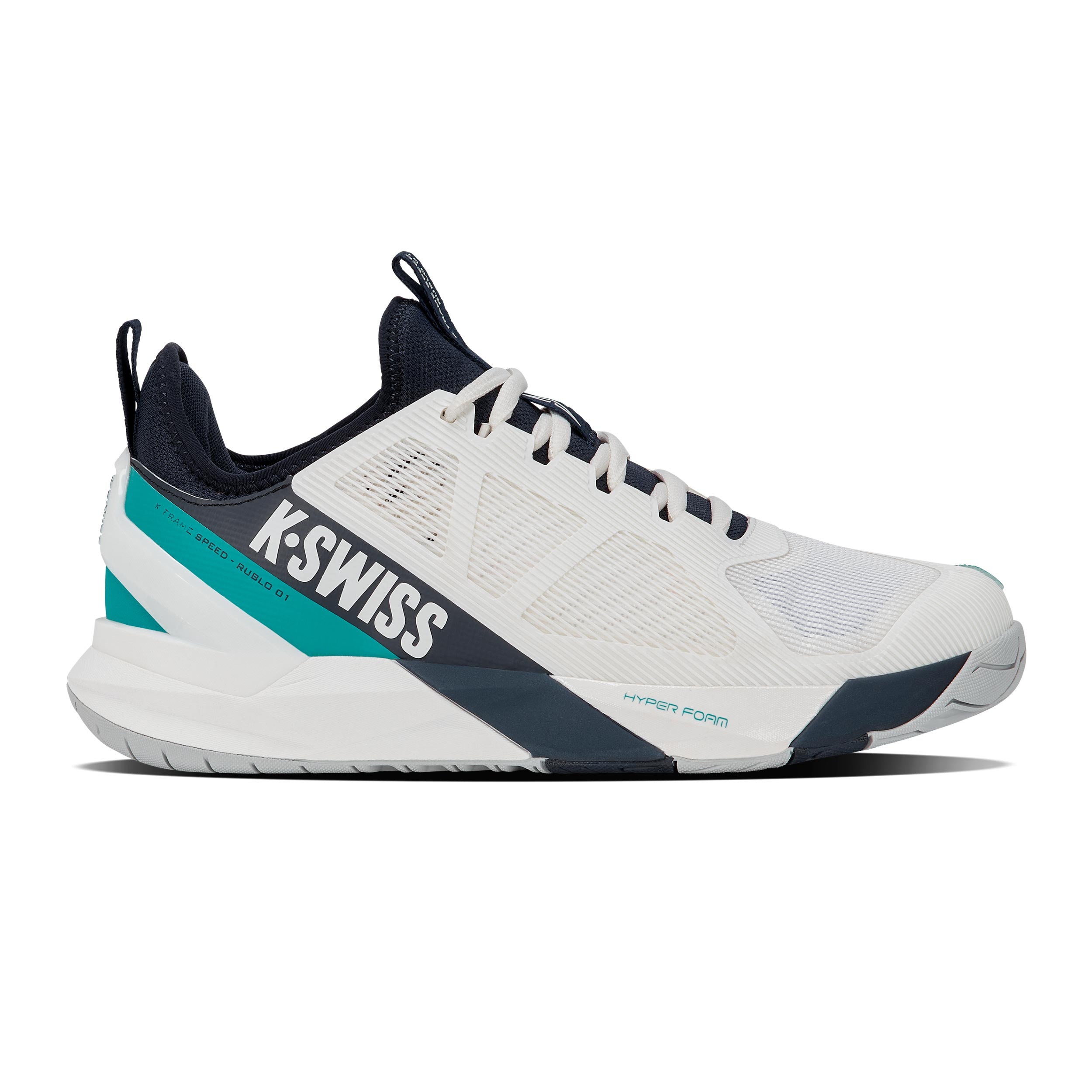K-Swiss K-Frame Speed Rublo All court shoe Men - white, black