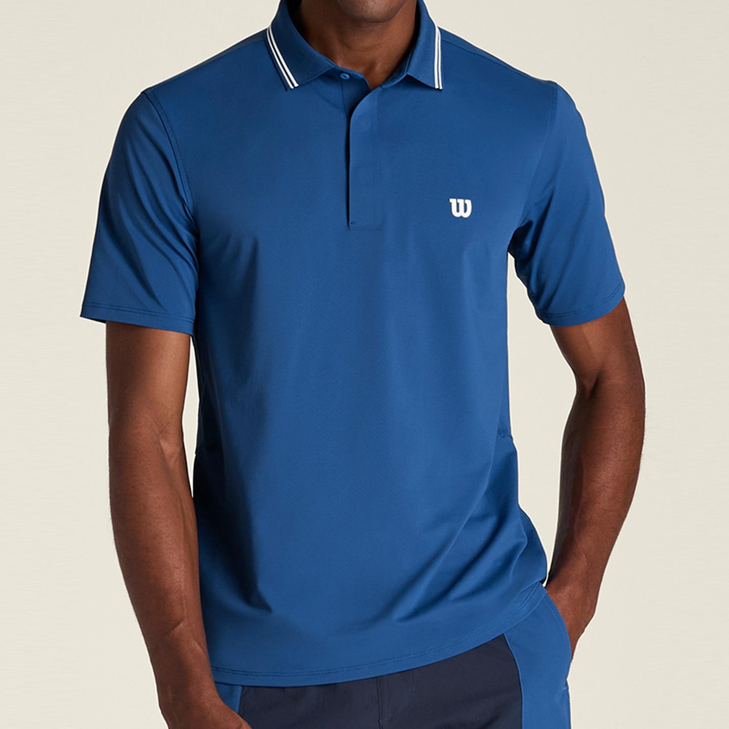 Wilson Challengers Technical Polo Men - light blue