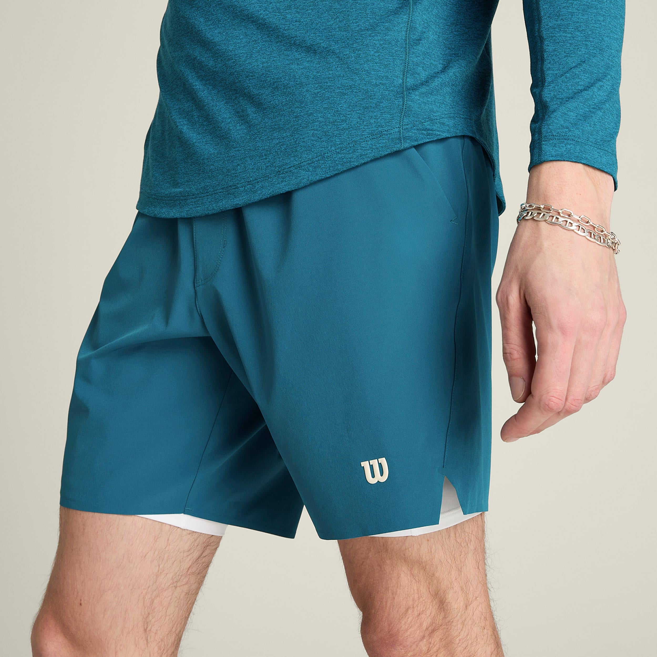 Wilson Tournament 7in Shorts Men-blue