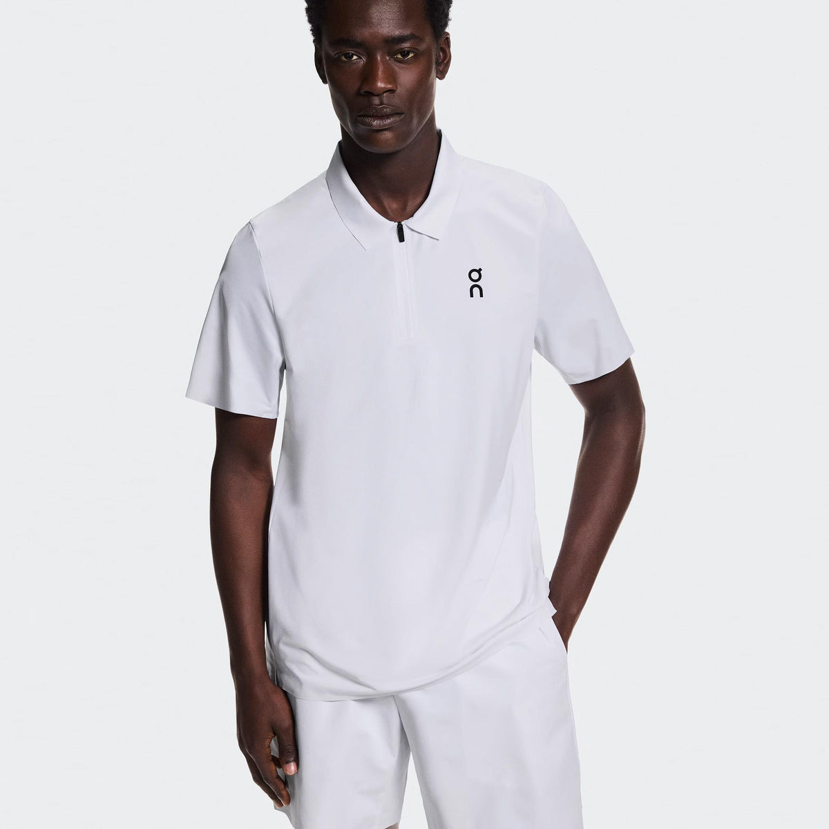 On Court Polo Men - white