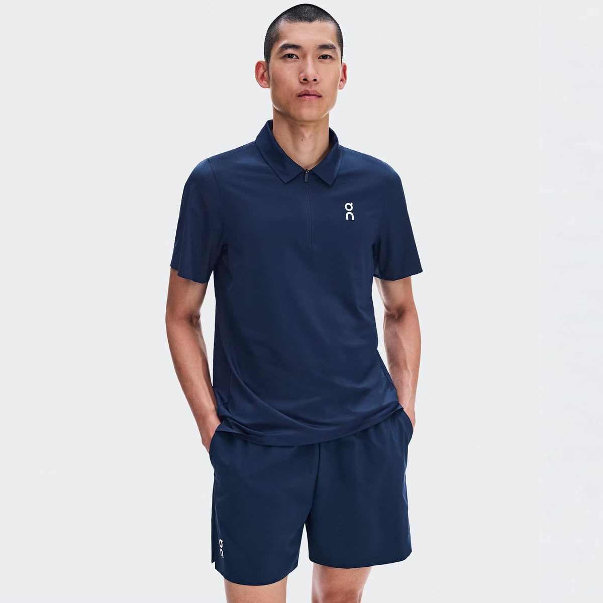On Court Polo Men - dark blue