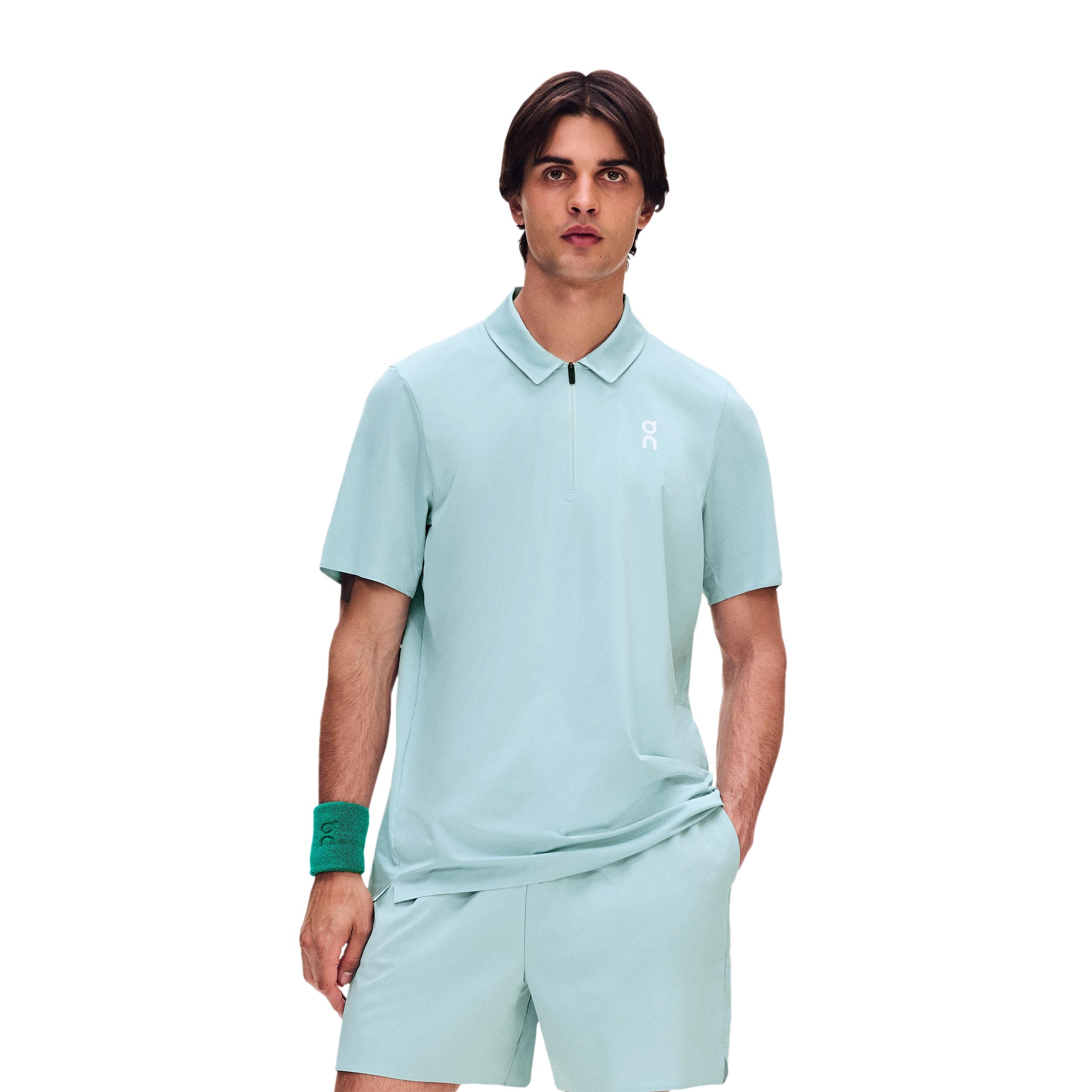 On Court Polo Polo Men - blue grey