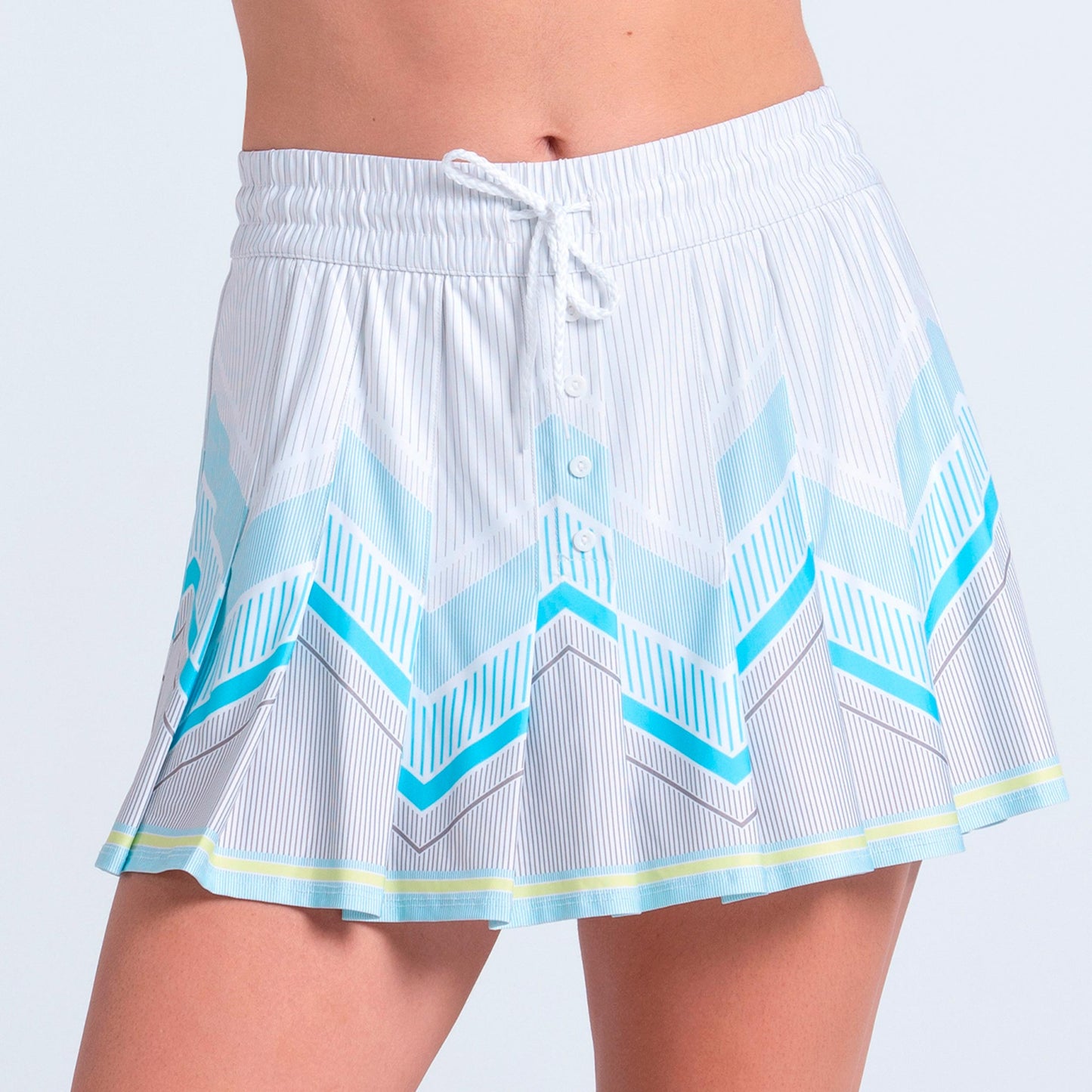 Lucky in Love High Waist Lavish Lane Skirt Women - white, multicoloured