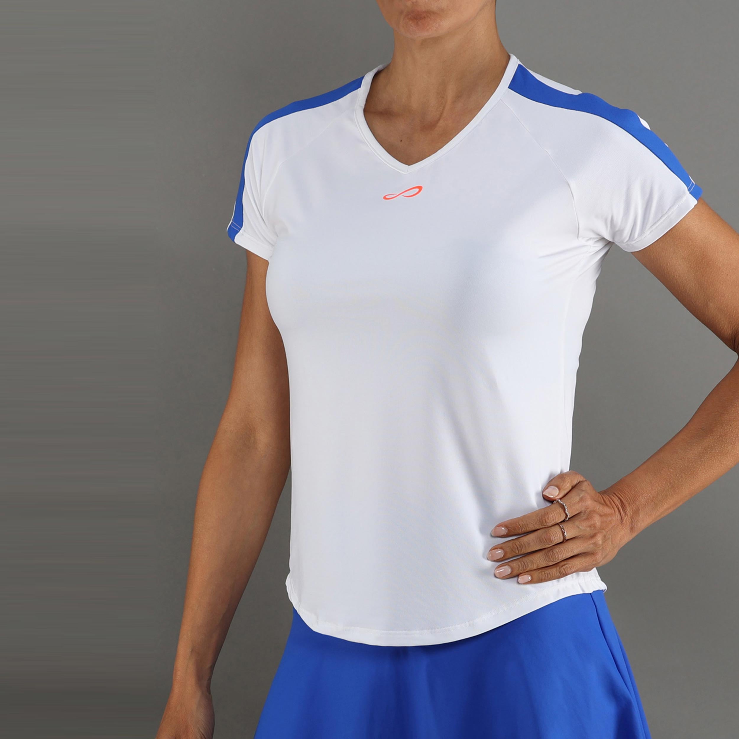 Endless T-Shirt Women-white, blue