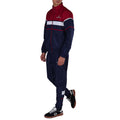 Scorpione Tracksuit Men - dark blue, dark red