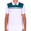 Riflesso Polo Men - white, petrol