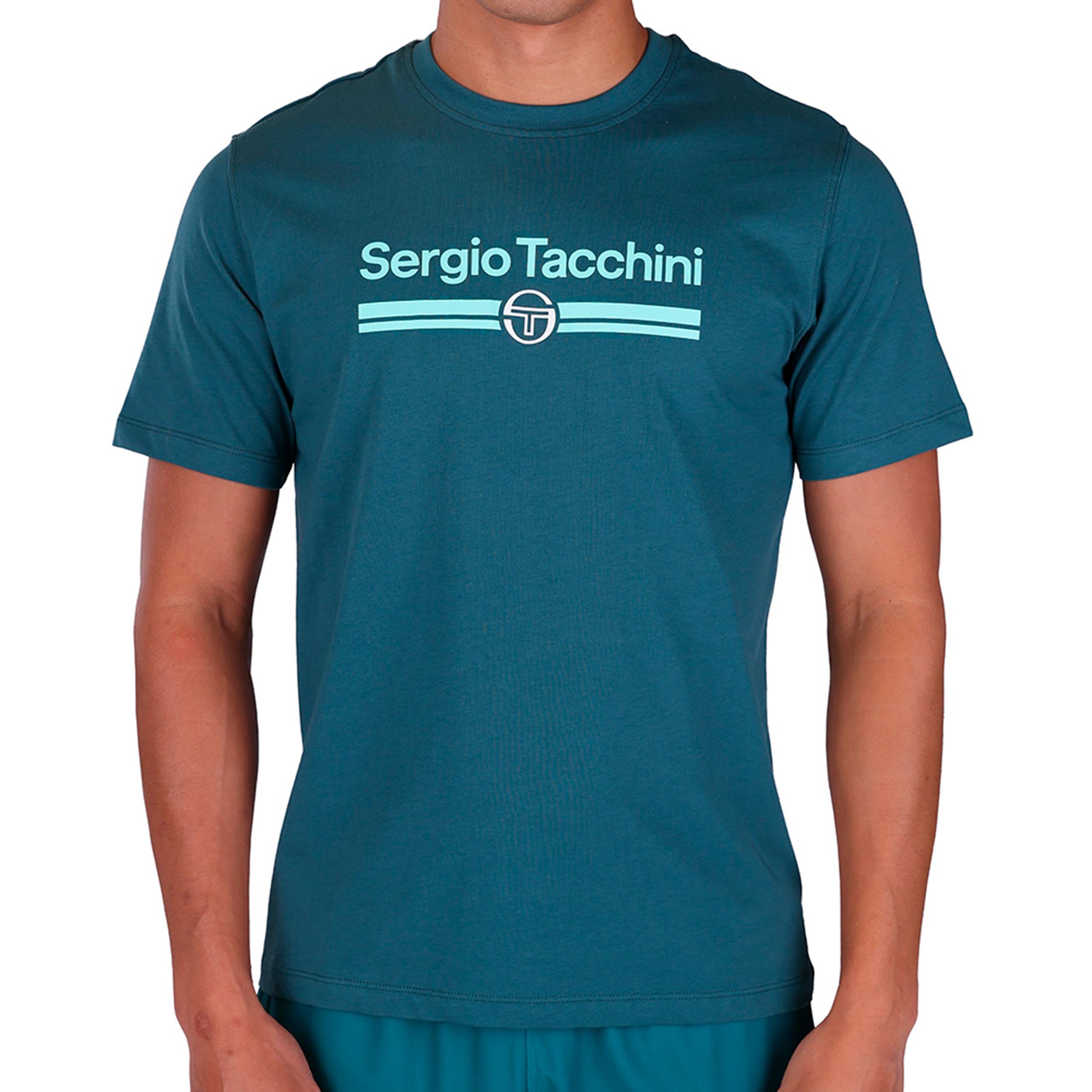 Sergio Tacchini Marchio Co T-Shirt Men - dark green, white