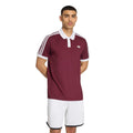 Classics Polo Men - wine red, white