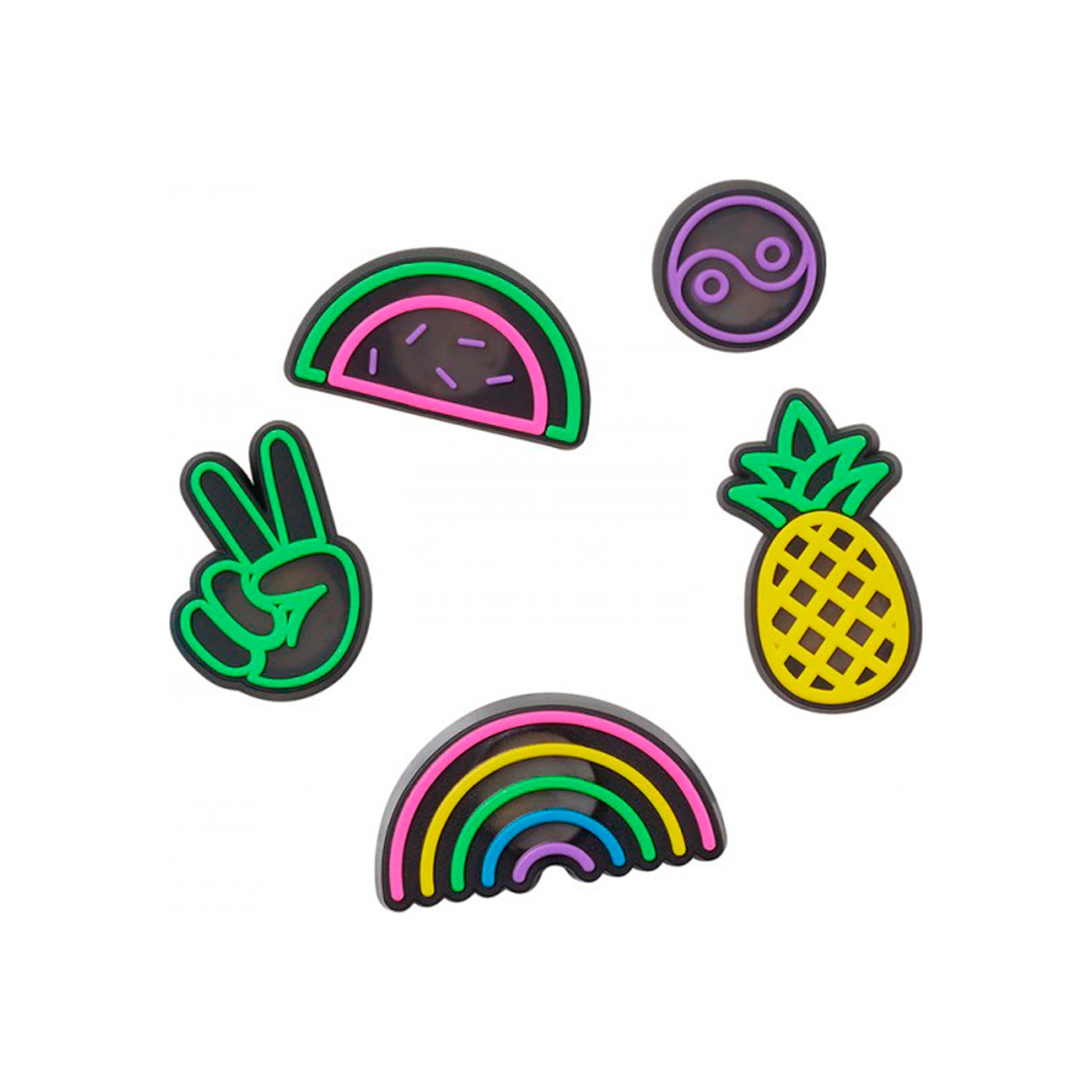 Crocs Lights Up Fun Miscellaneous 5 Pack Unisex - multicoloured