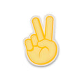 Peace Hand Sign Miscellaneous Unisex - yellow, white