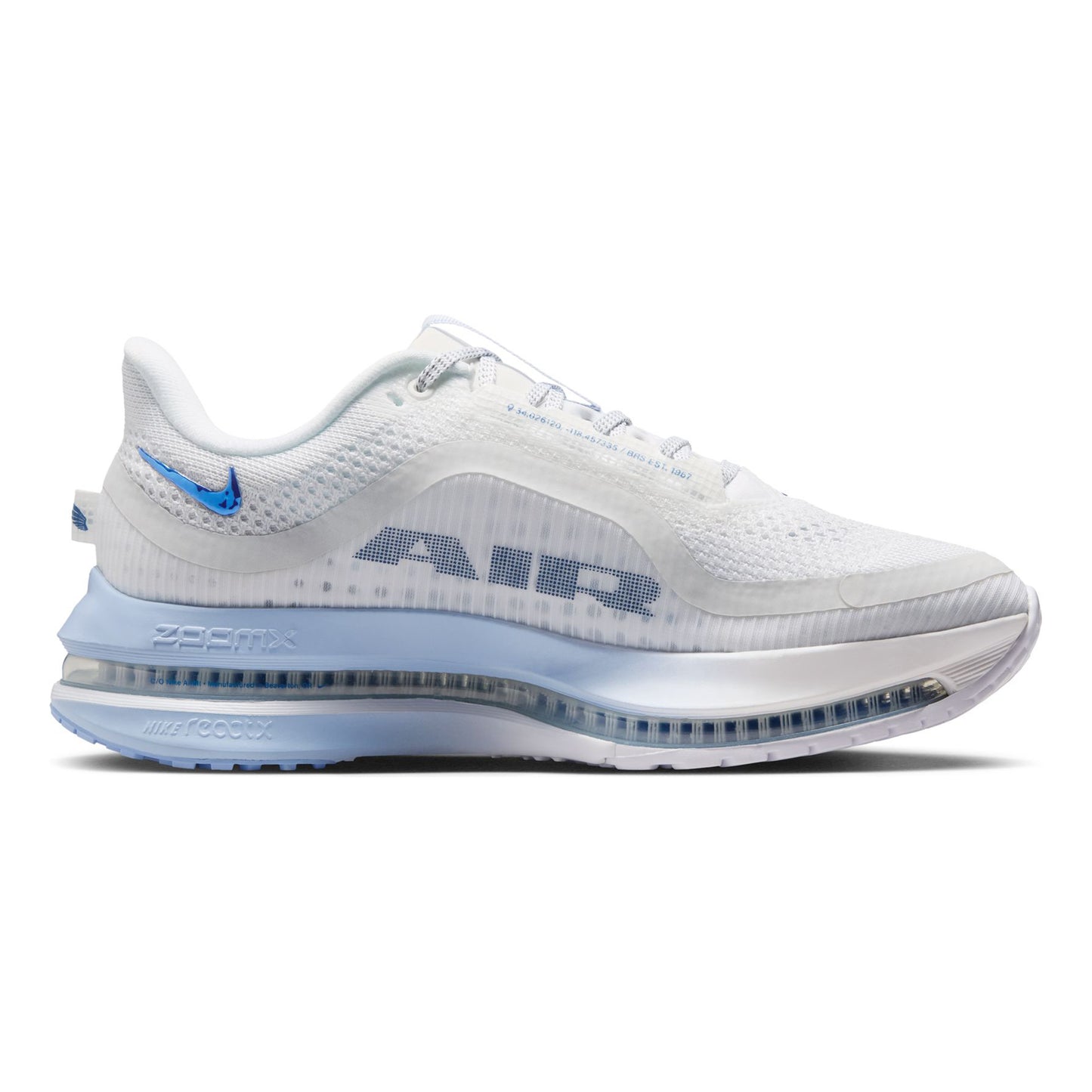 Nike Pegasus Premium Neutral running shoe Women - white, light blue
