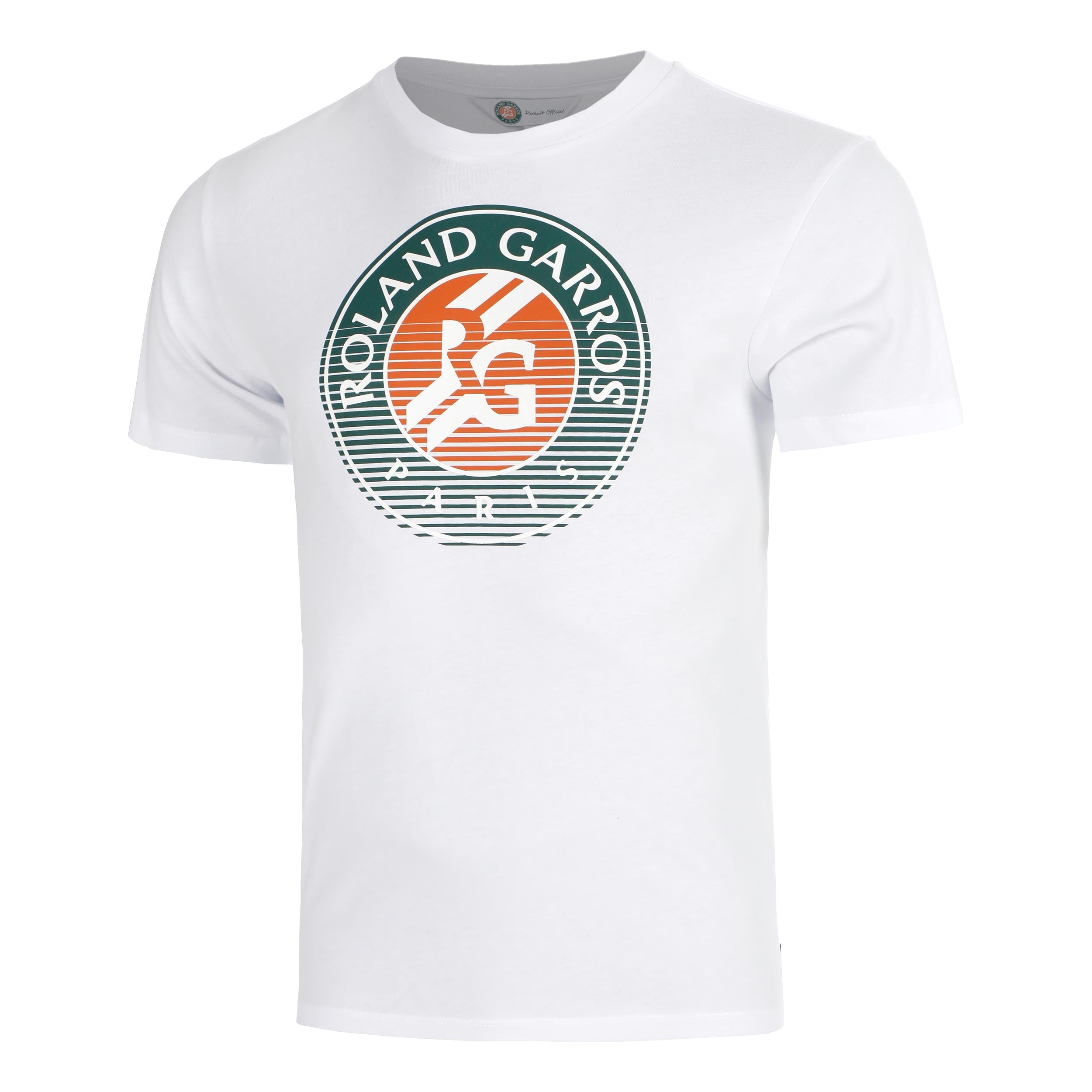 Roland Garros Big Logo T-Shirt Men - white