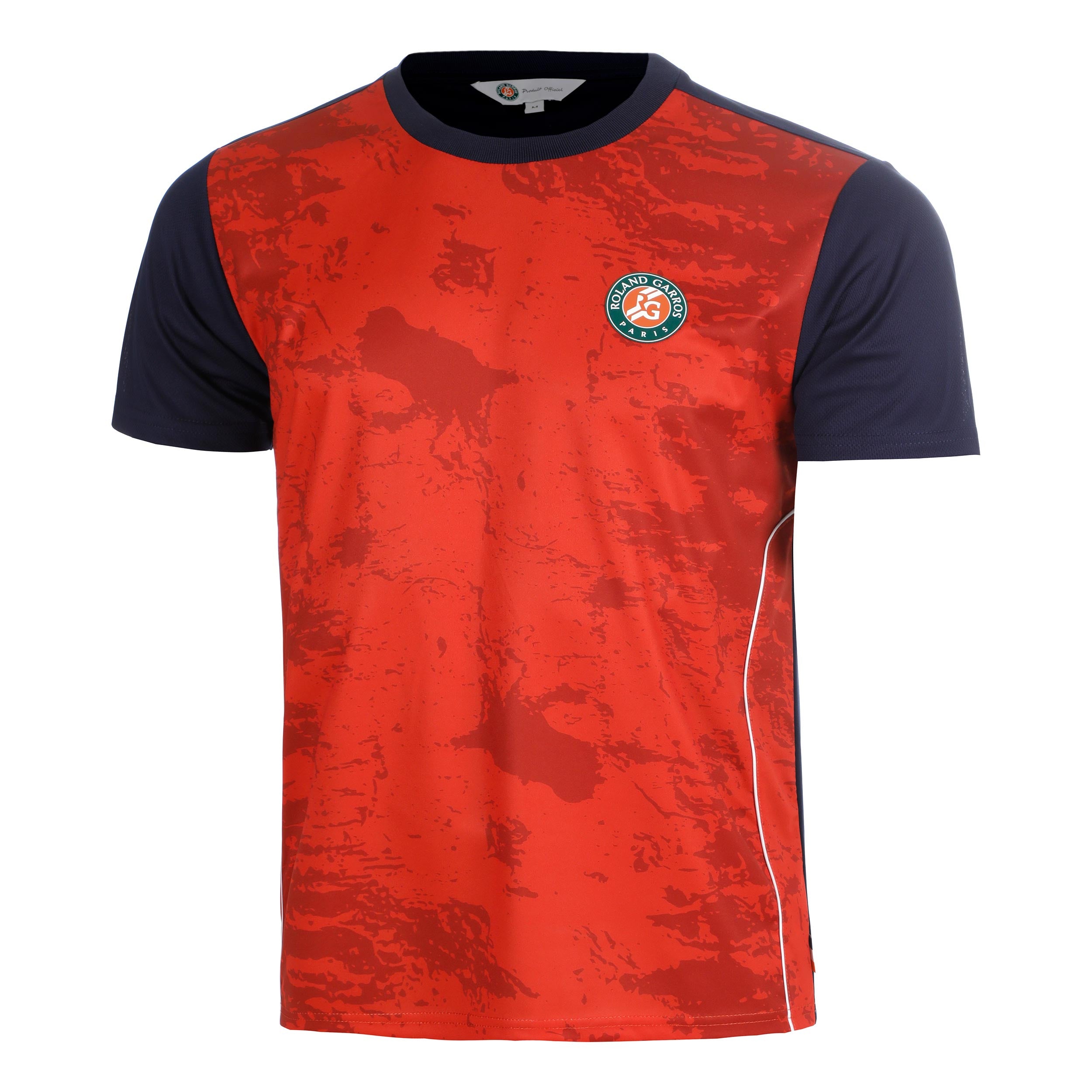 Roland Garros Performance T-Shirt Men - rust, dark blue