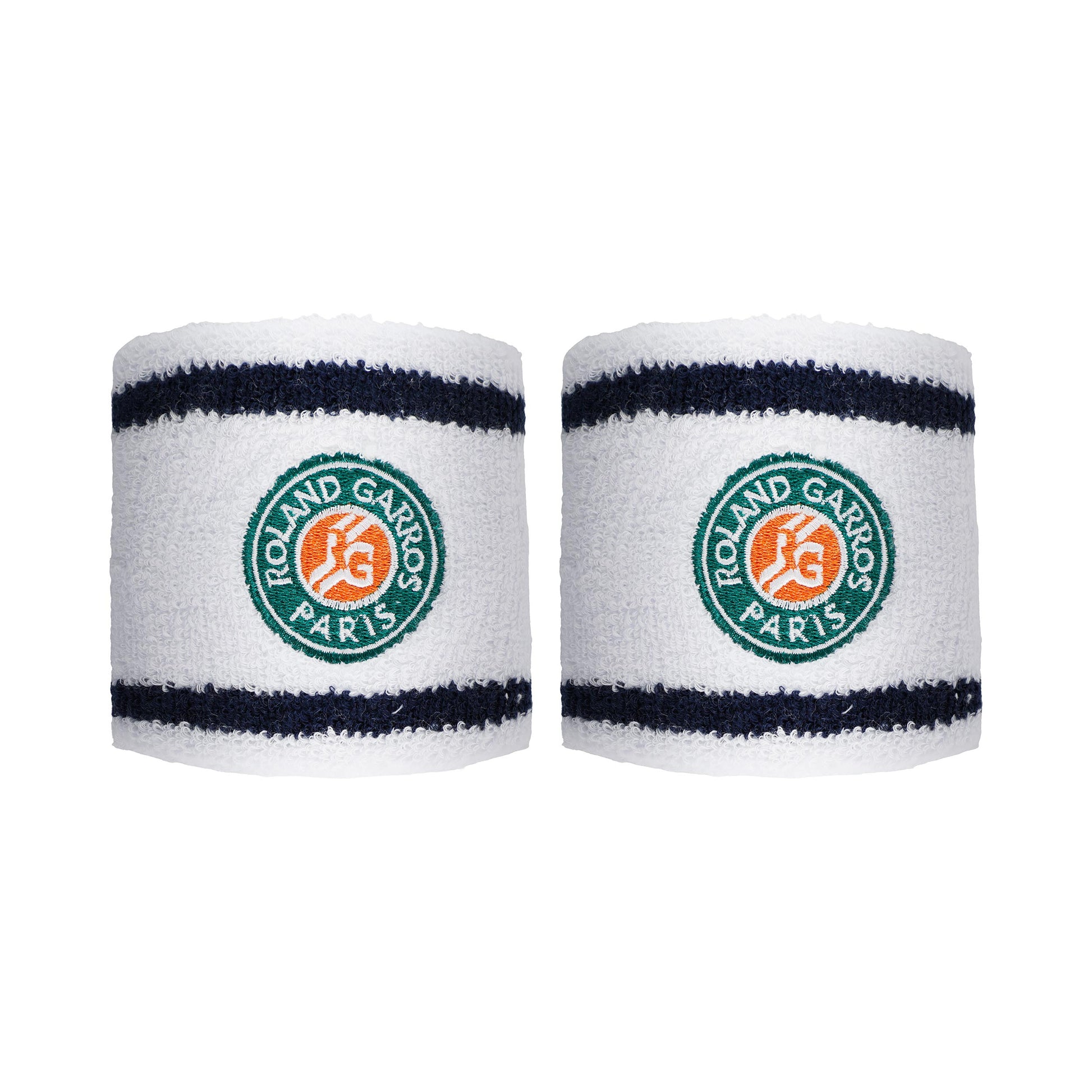 Roland Garros Wristband 2 Pack Men - white