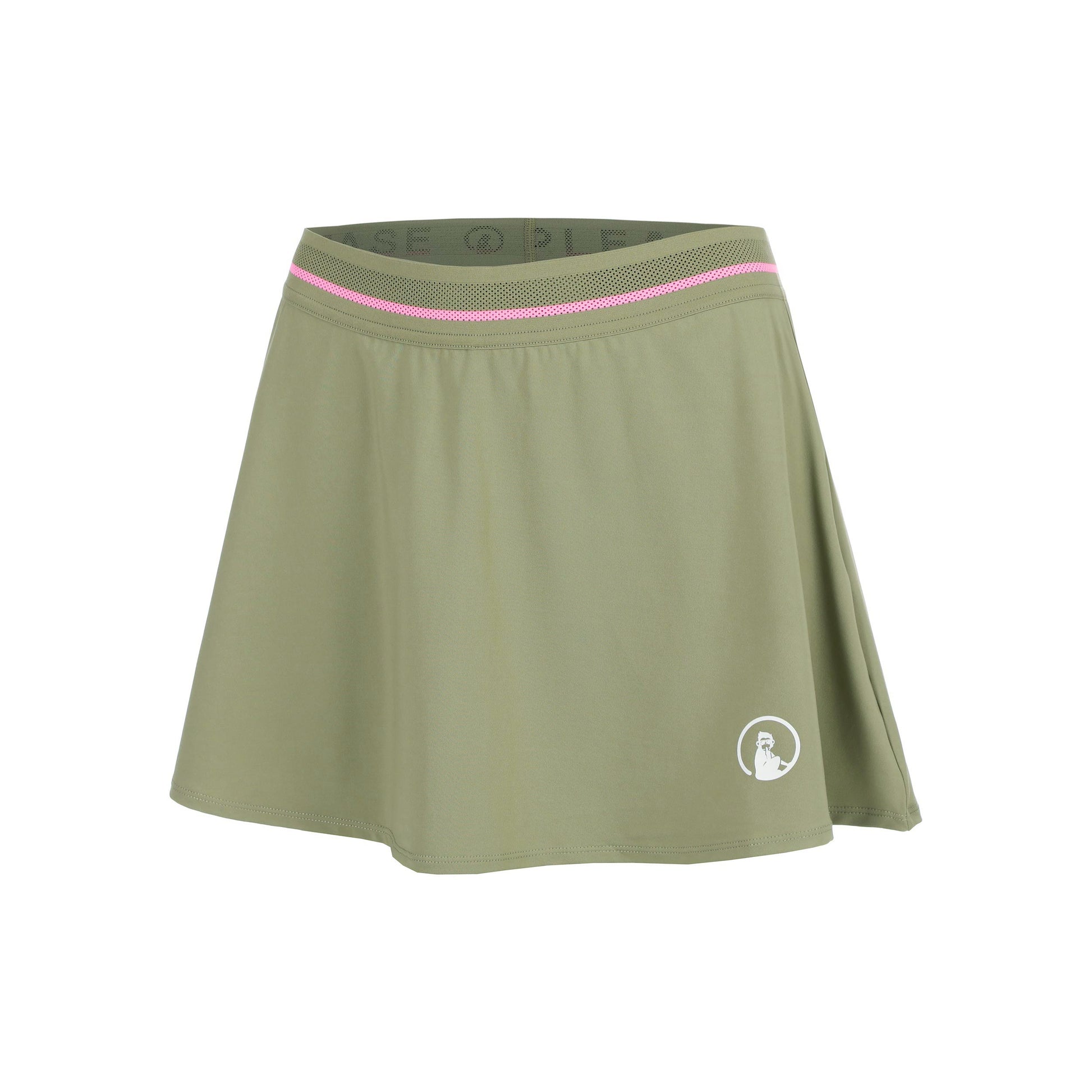 Quiet Please Memories Bounce Skirt Girls - khaki