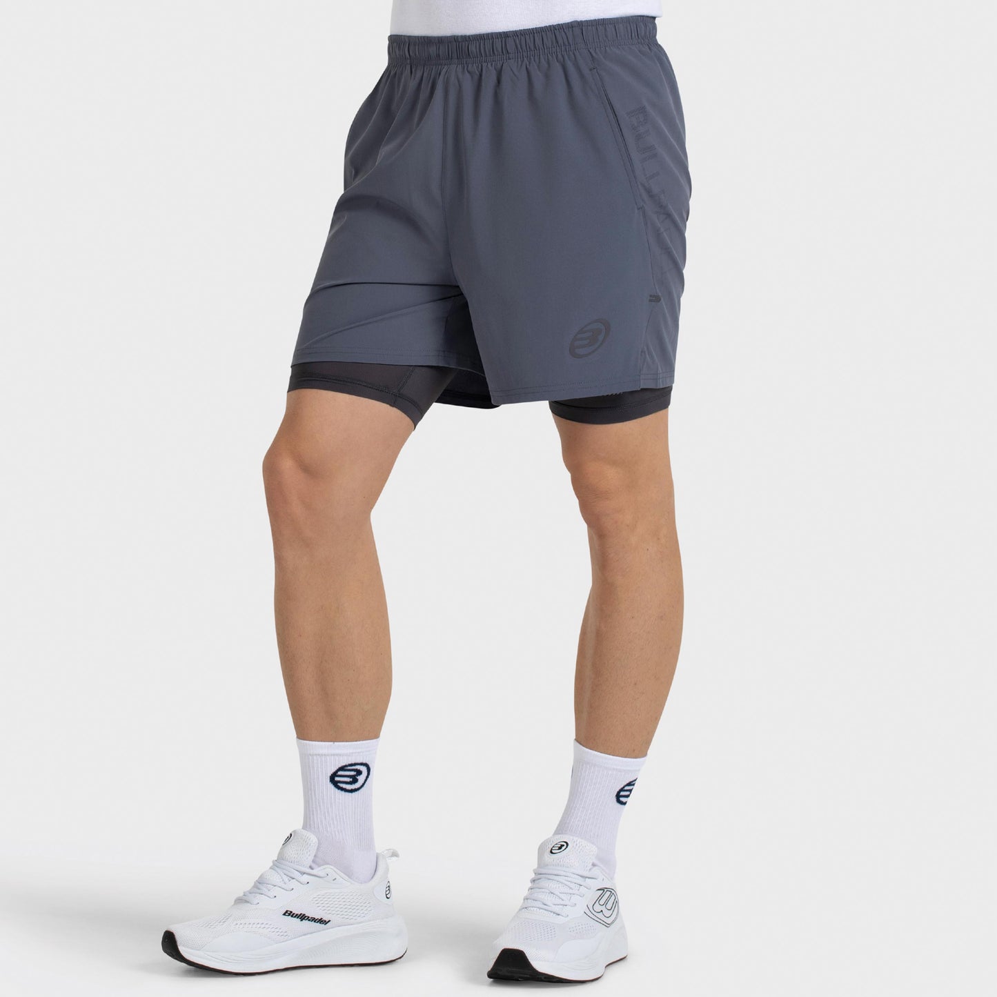 Bullpadel Montis Shorts Men - grey