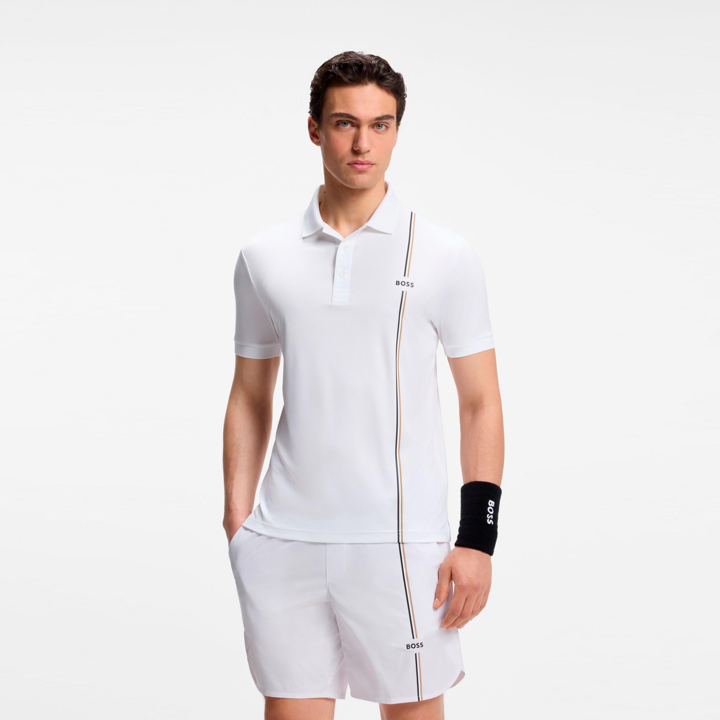 BOSS Game 3 Polo Men - white