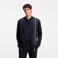Game Full Zip Zip Hoodie Men - dark blue