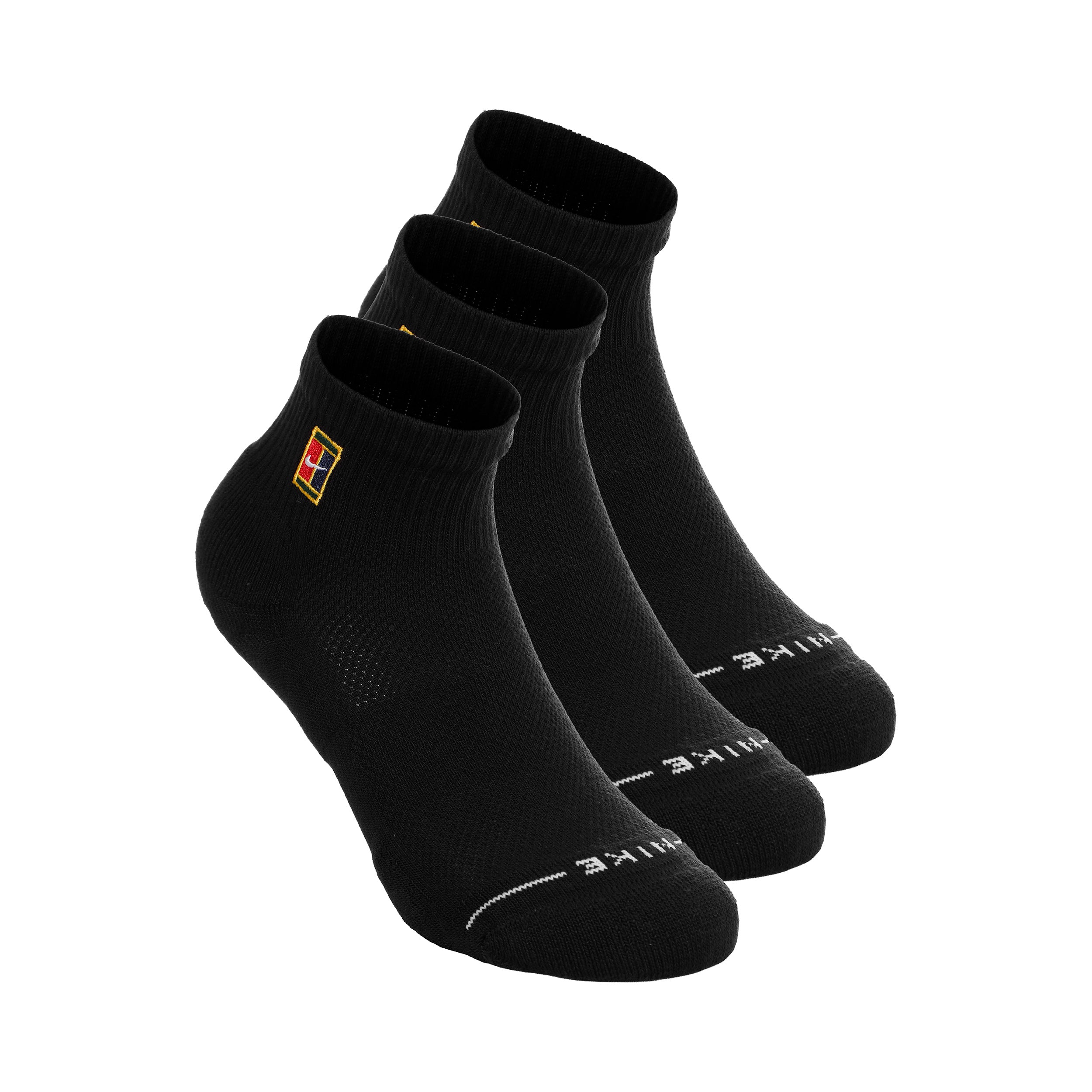 Nike Ankle Tennis Socks 3 Pack Unisex - black