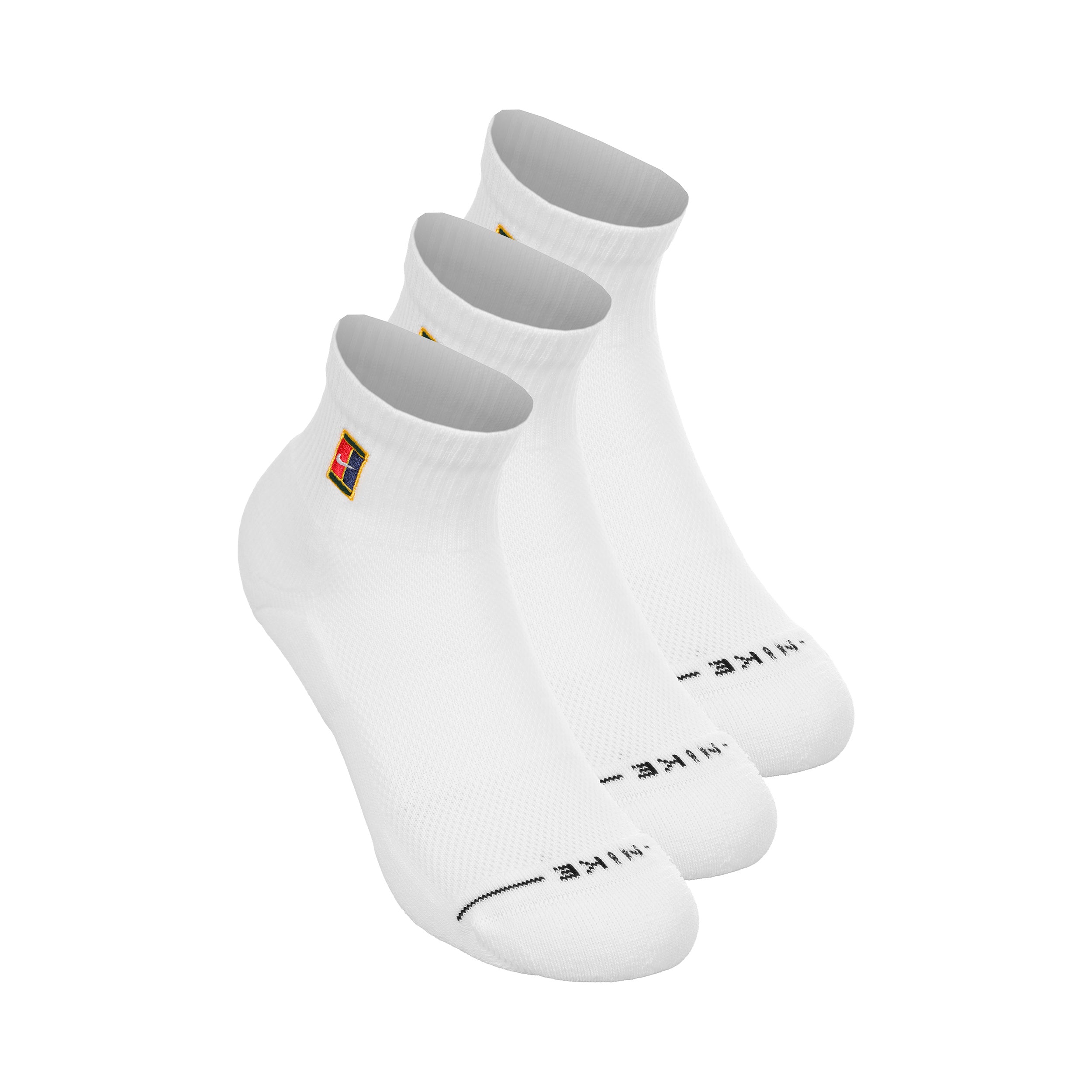 Nike Ankle Tennis Socks 3 Pack Unisex - white