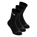 Crew Tennis Socks 3 Pack Unisex - black