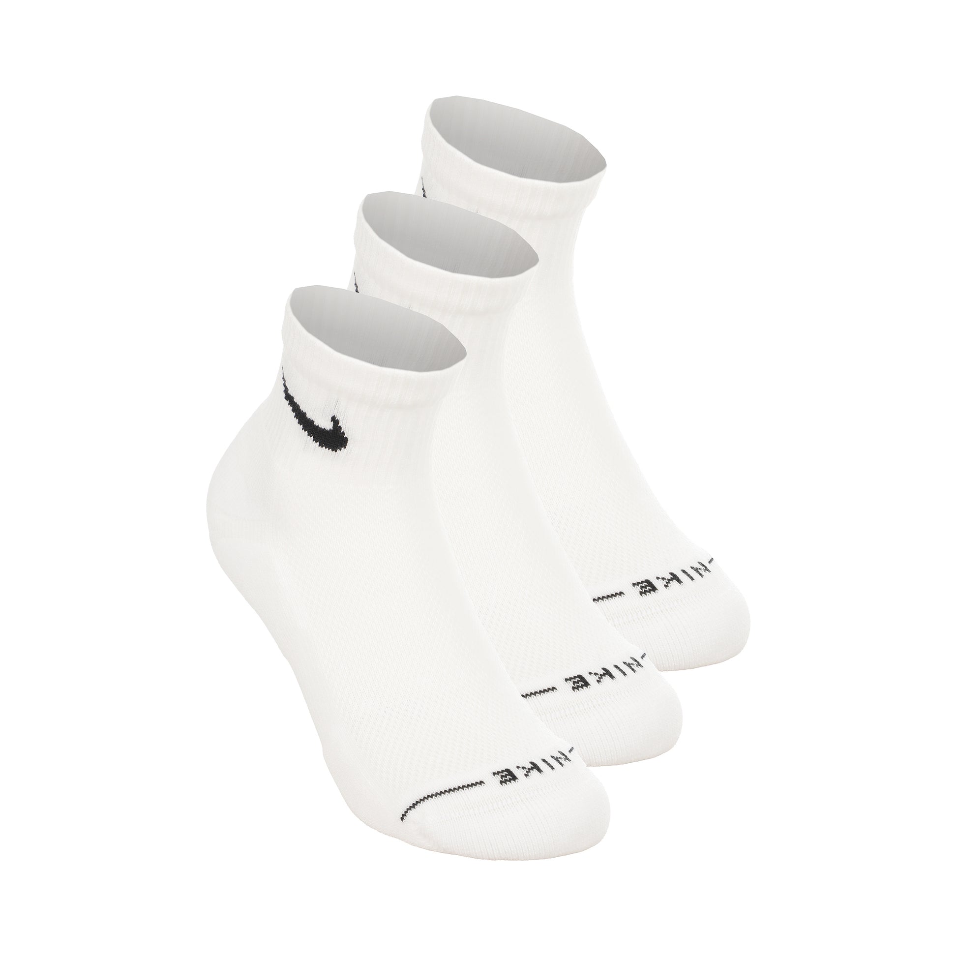 Nike Ankle Tennis Socks 3 Pack Unisex - white