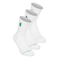 Crew Tennis Socks 3 Pack Unisex - white, blue