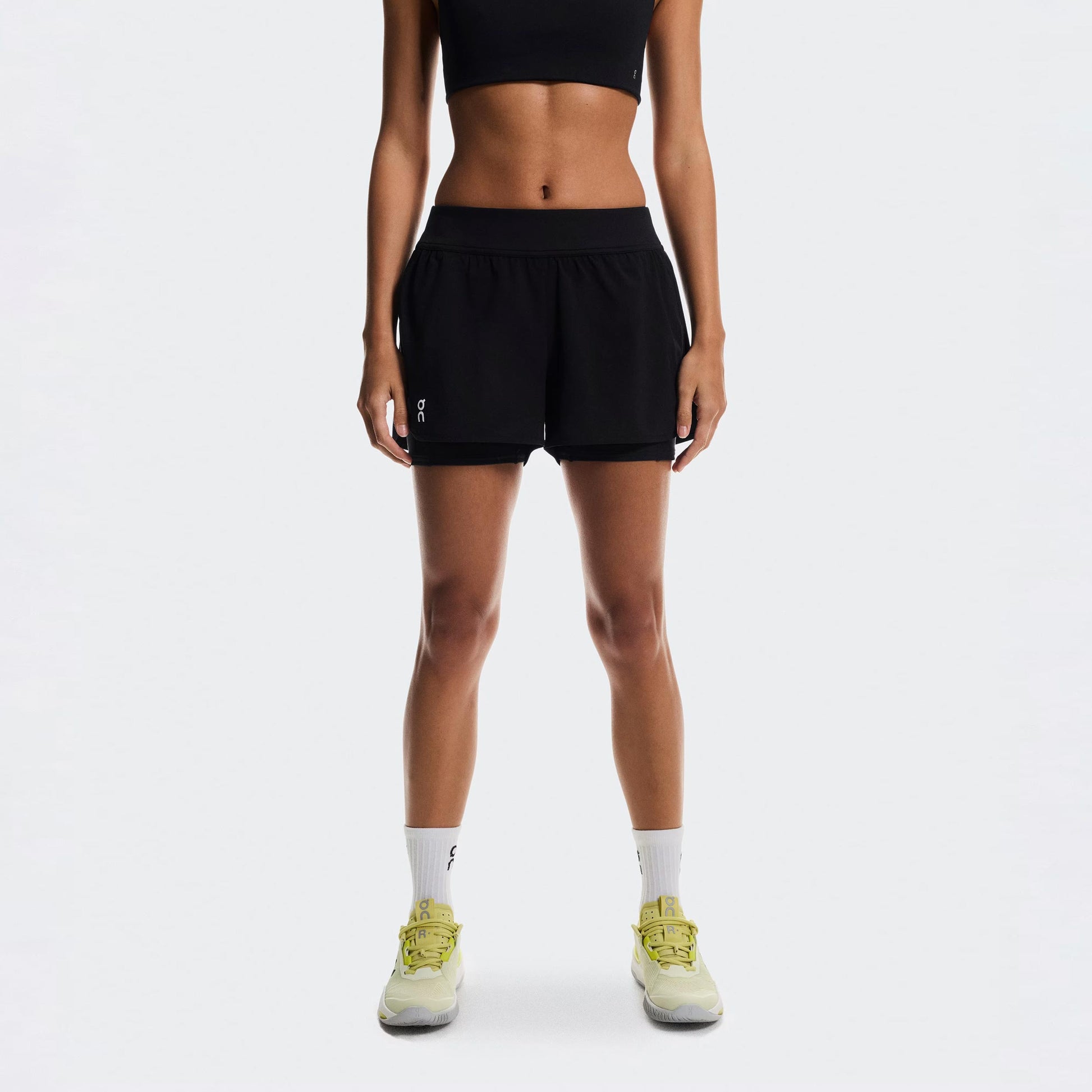 On 3" Court Shorts 2-in-1 Shorts Women - black