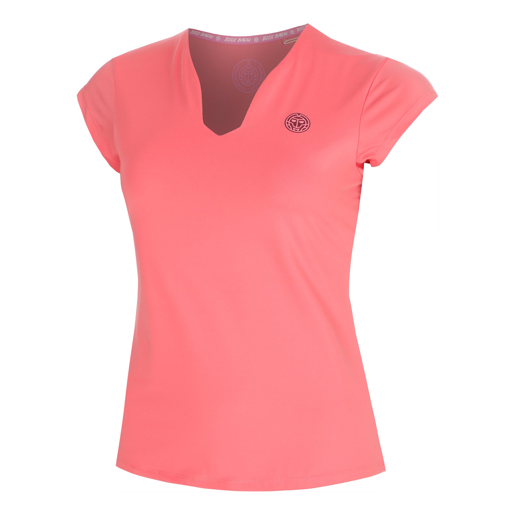 BIDI BADU Freeze Out V-Neck  T-Shirt Women - pink