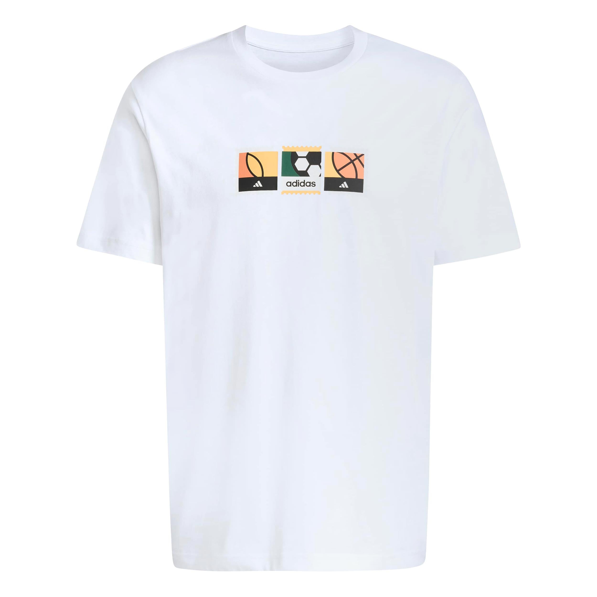 adidas MOS Stamps Graphic T-Shirt Men - white, multicoloured