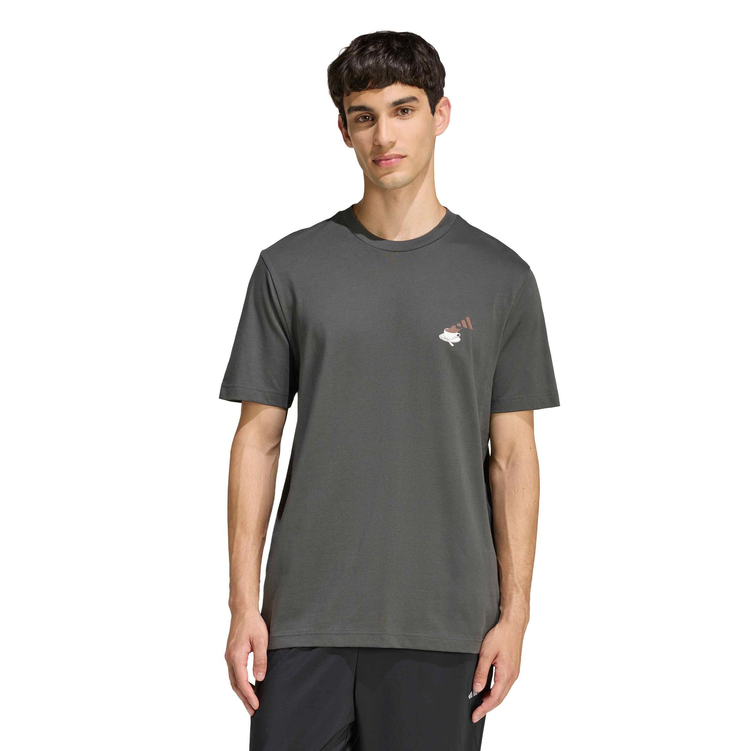 Cheesecake Graphic T-Shirt Men - dark grey, white | Tennis-Point