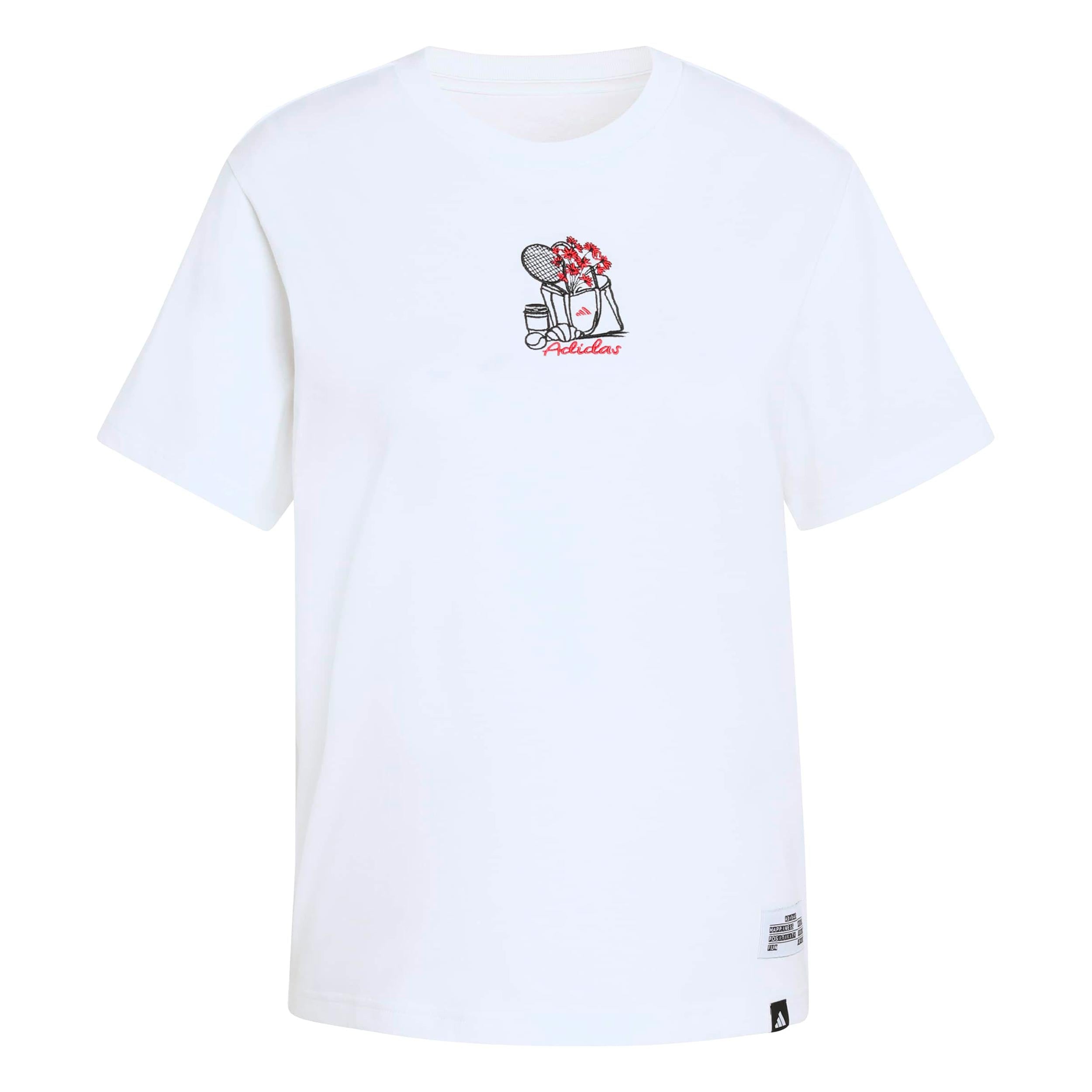 adidas MINI Embroidery Graphic T-Shirt Women - white, multicoloured