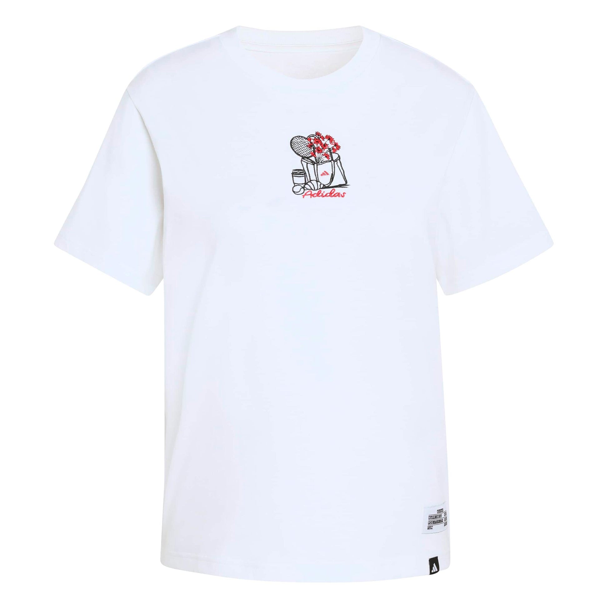 adidas MINI Embroidery Graphic T-Shirt Women - white, multicoloured