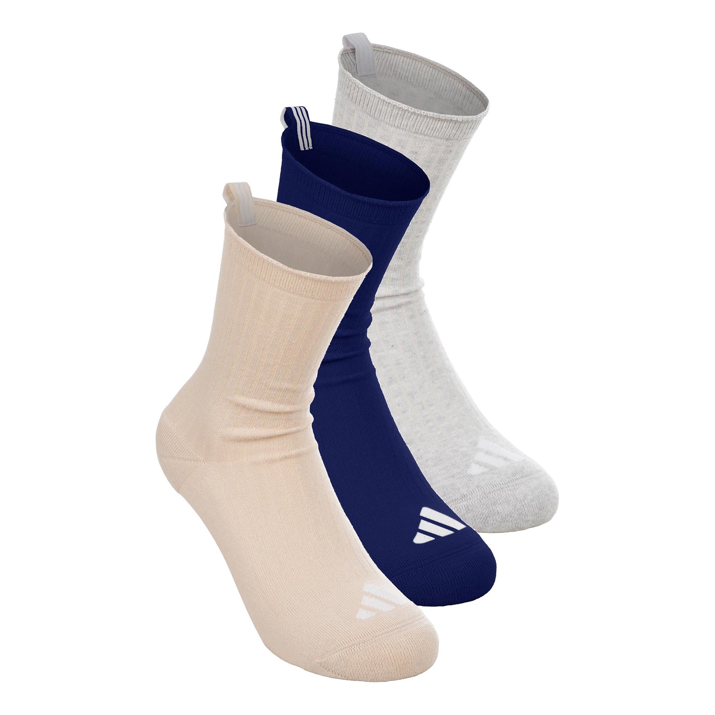 adidas Essentials Crew Tennis Socks Unisex - beige, lightgrey