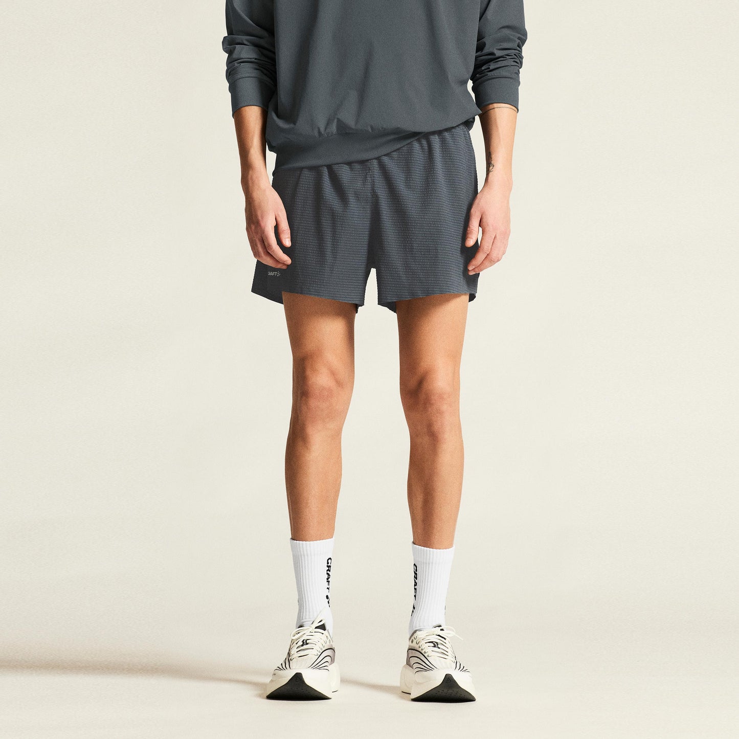 Craft Hypervent Structure Running shorts Men - anthracite