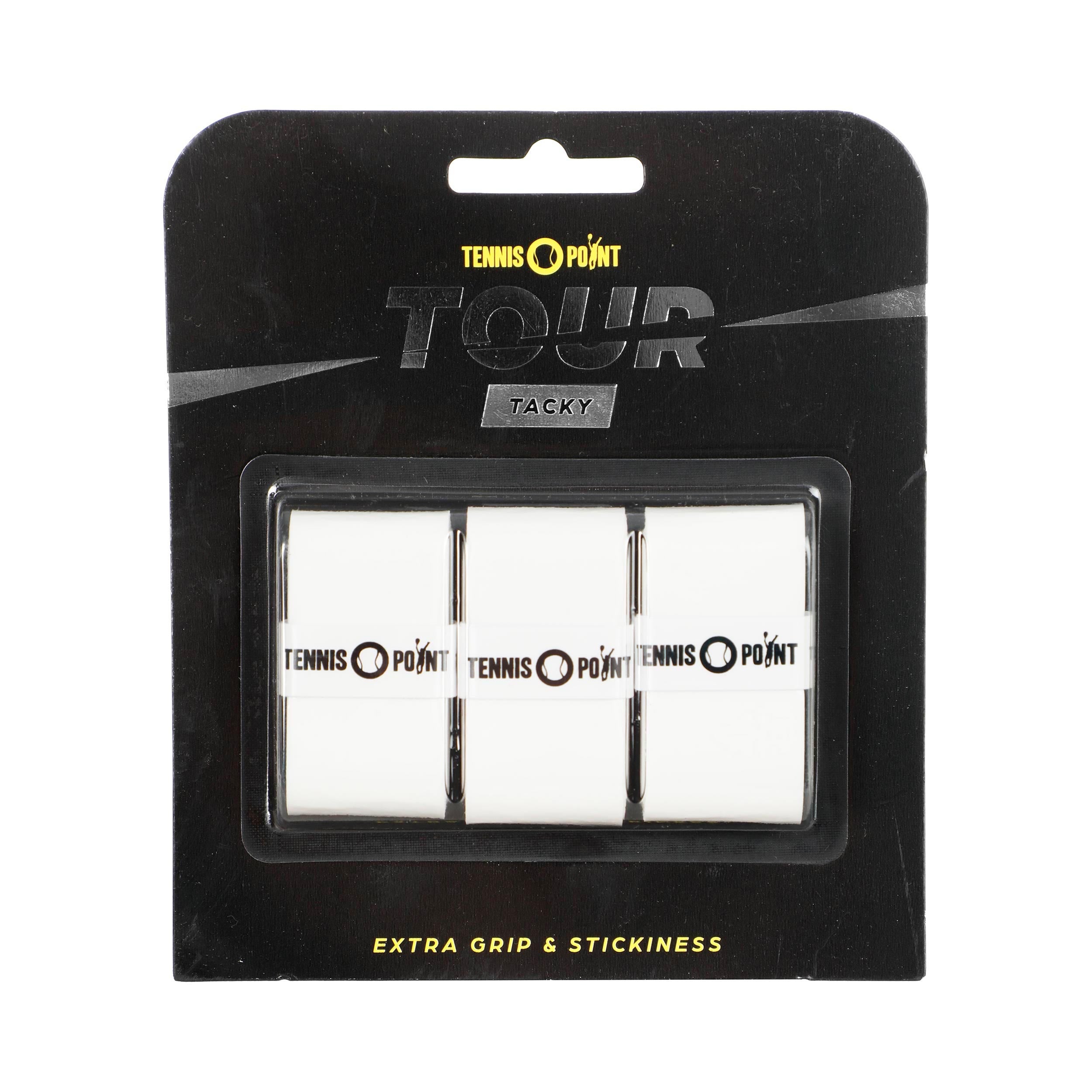 Tennis-Point Tour Tacky 3 Pack - white