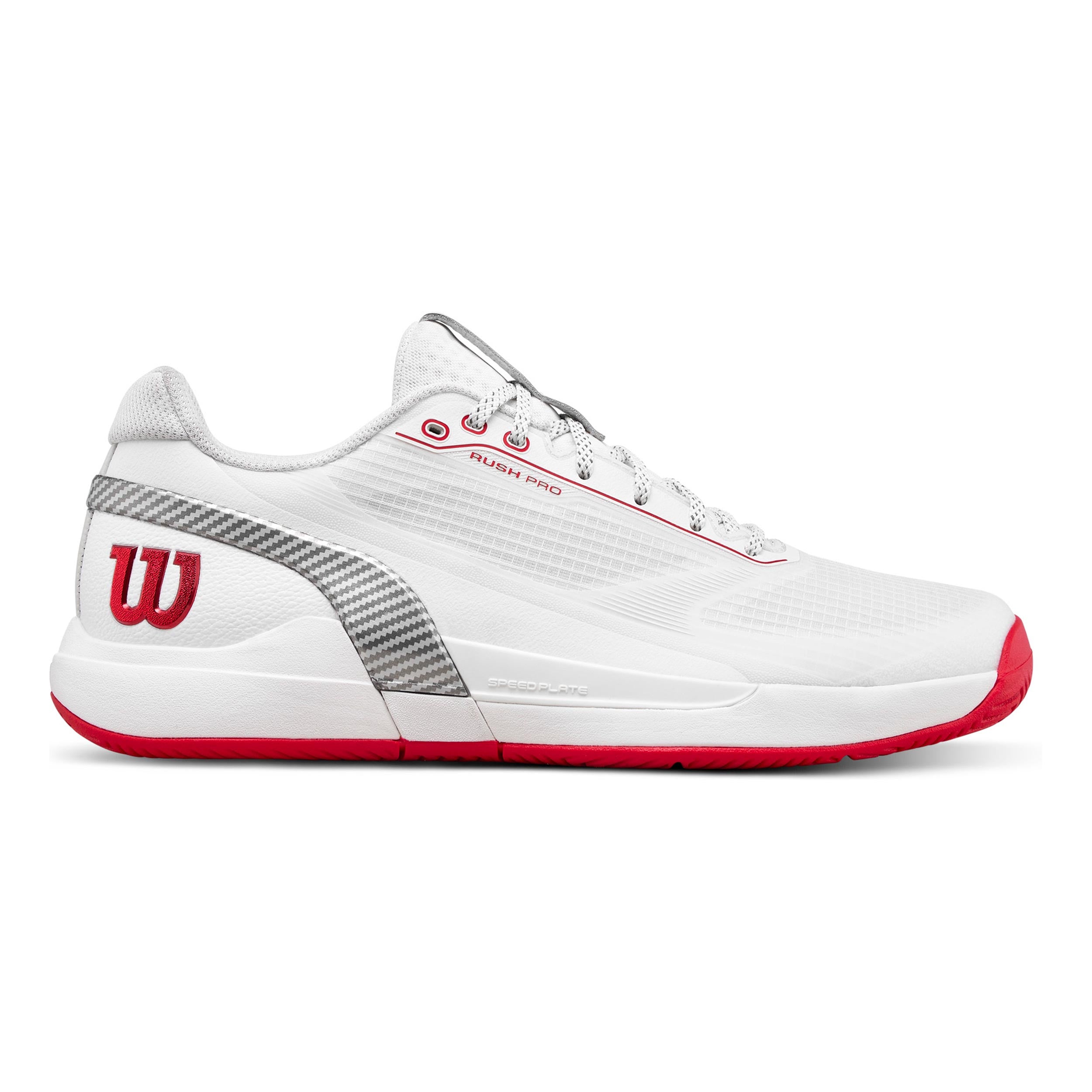 Wilson Rush Pro 5 CTC All court shoe Men - white, red
