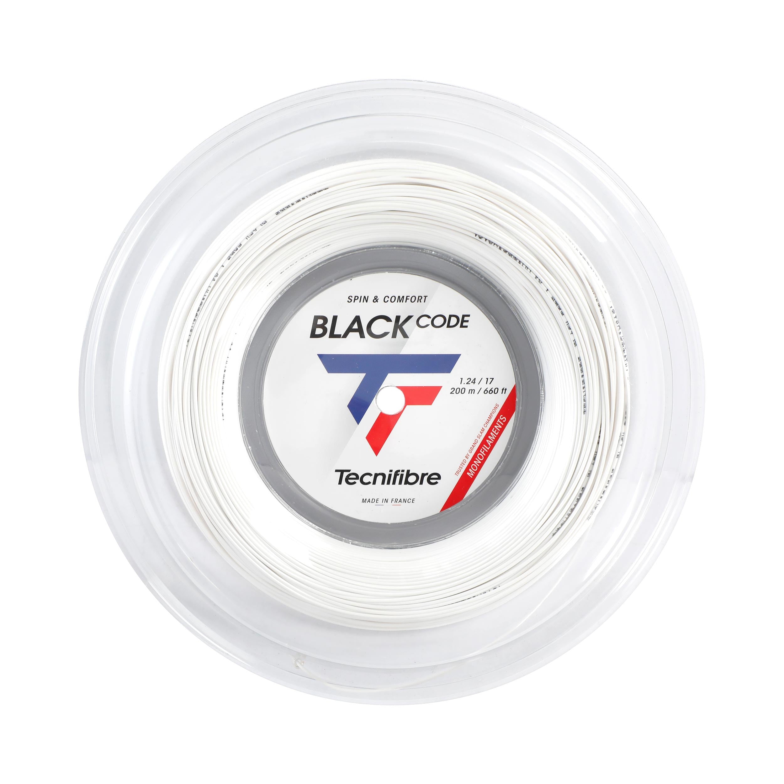 Tecnifibre Black Code Spezial String reel 200m - white