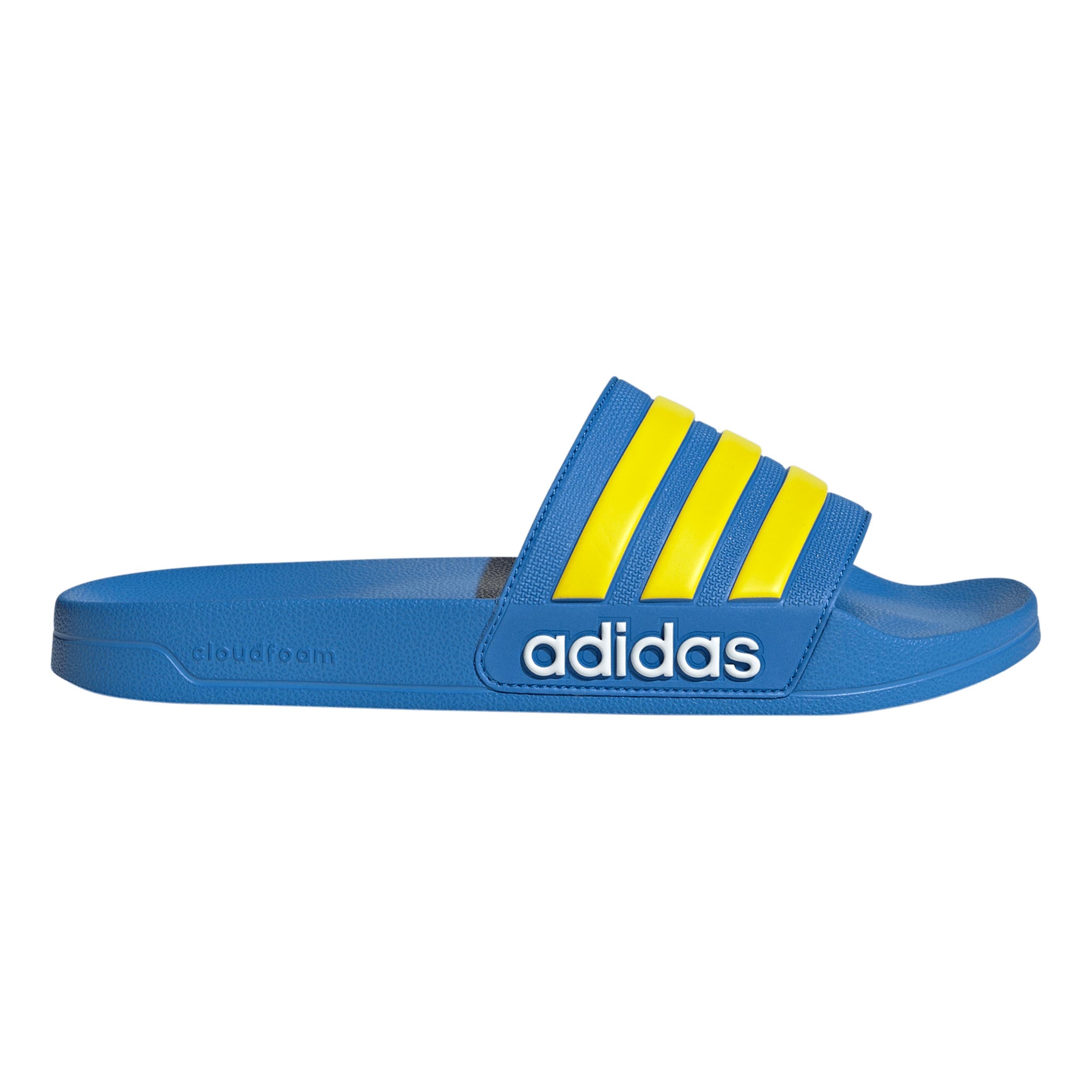 adidas Adilette Shower Slippers Unisex - blue, yellow